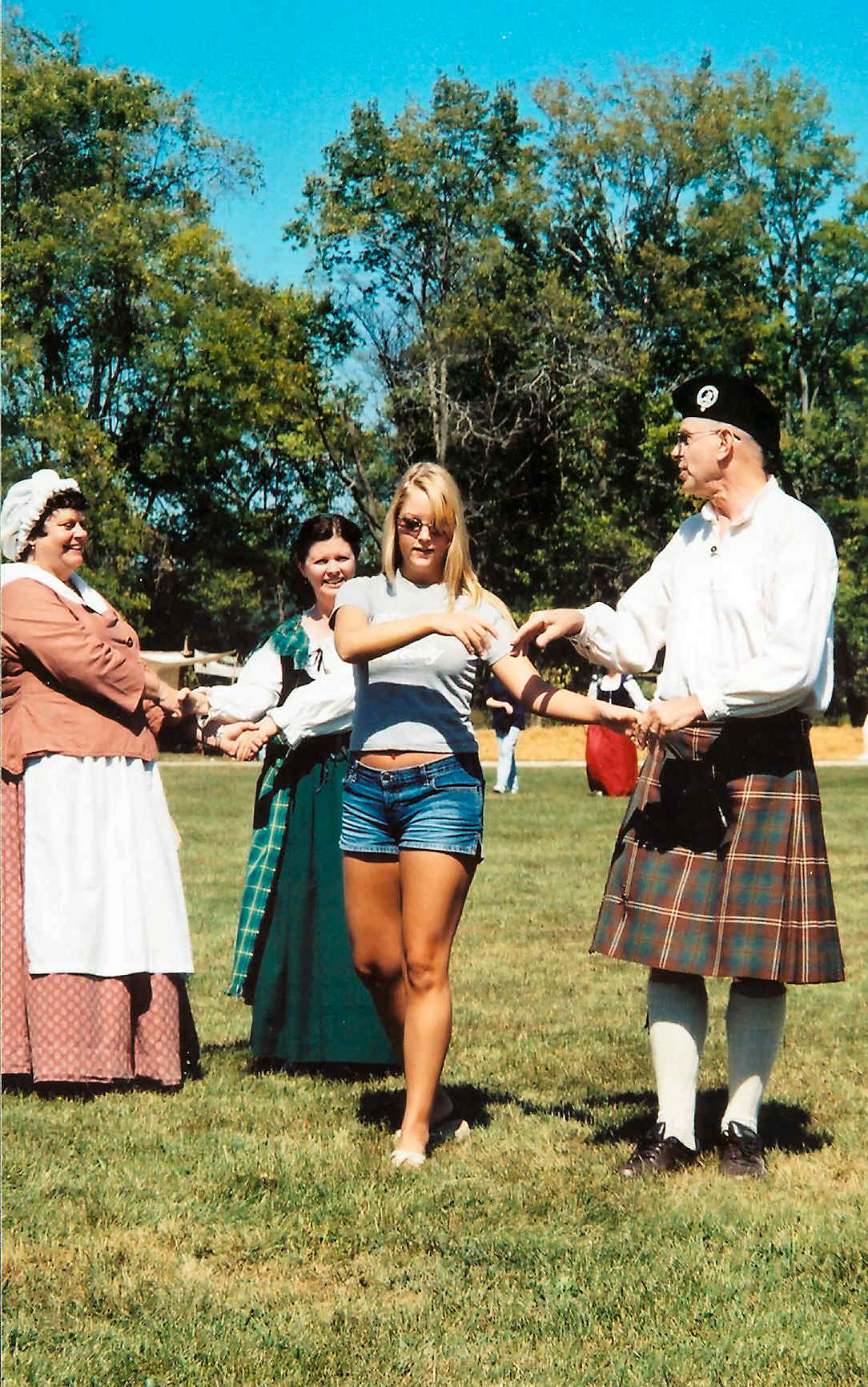 Dancing at Daniel Boone House